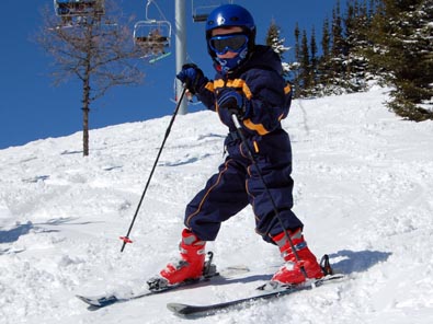 ben skiing sunshine village